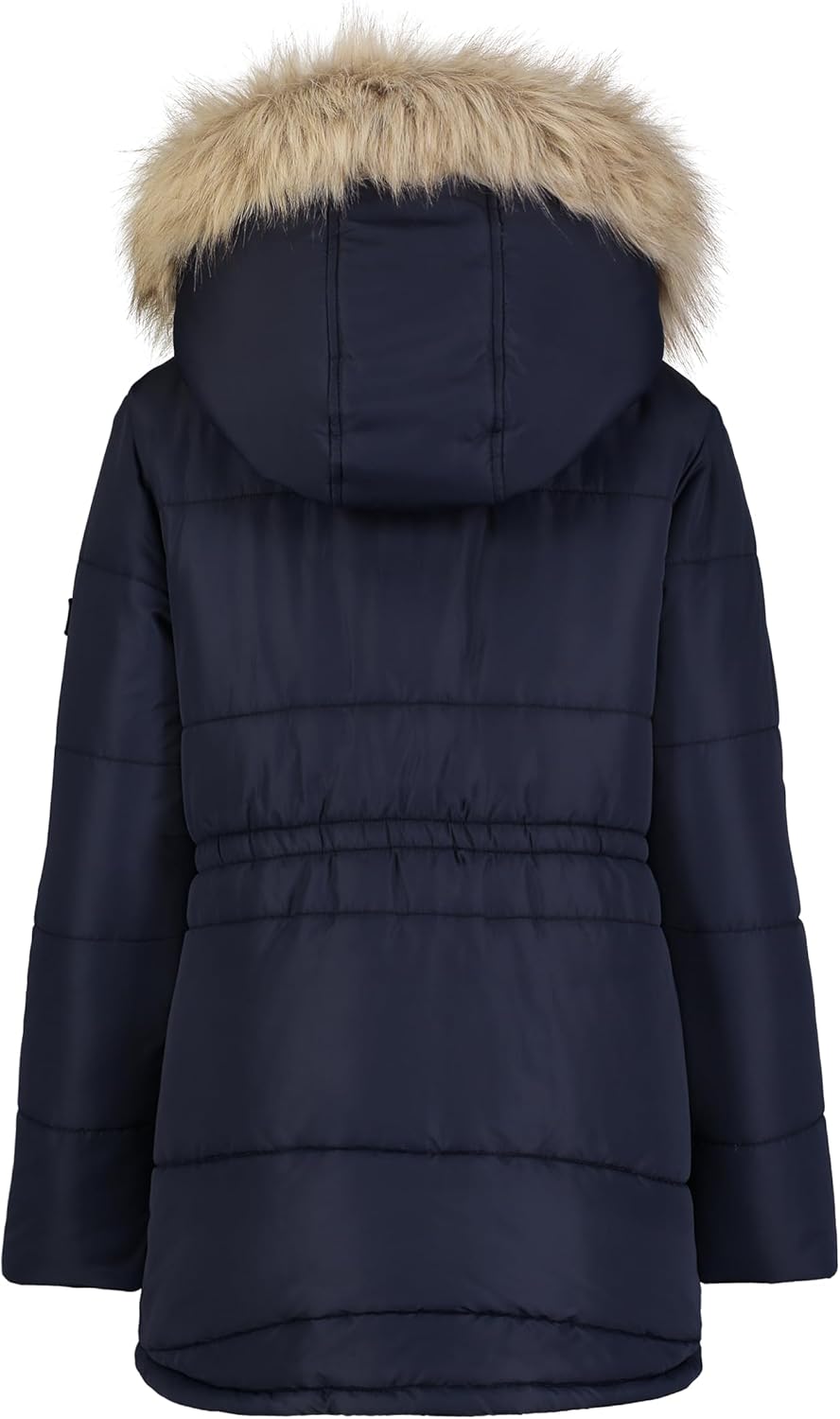 Длинная куртка Tommy Hilfiger для девочек с подкладкой из флиса, Anorak Navy — фото 3