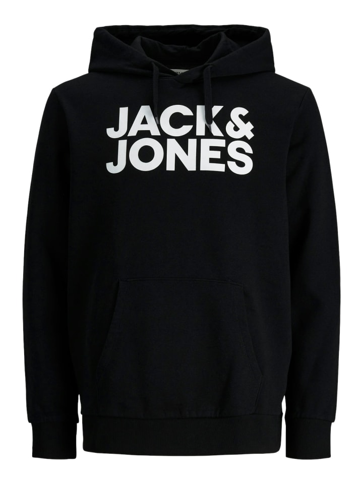 

Толстовка Jack & Jones, цвет hoodie 'jjecorp logo' schwarz
