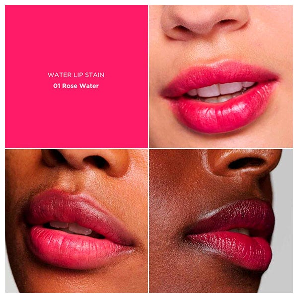Матовая и увлажняющая помада CLARINS Water Lip Stain, 01 ROSE WATER — фото 4