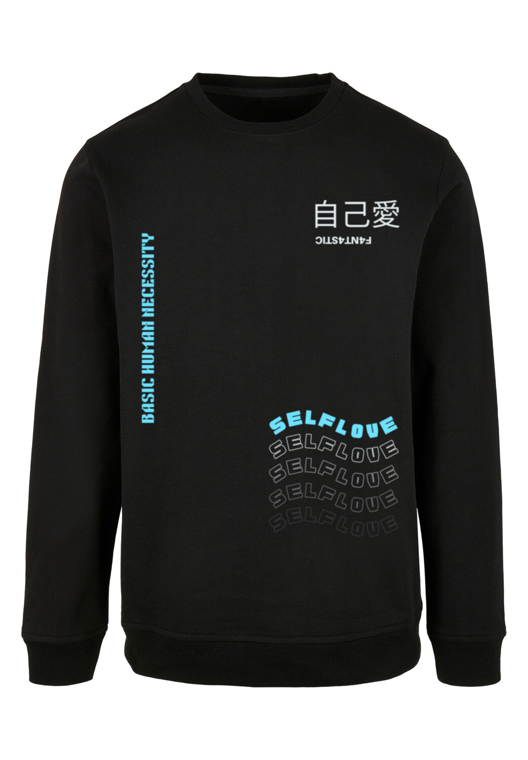 

Пуловер F4NT4STIC Sweatshirt Self Love CREWNECK, черный