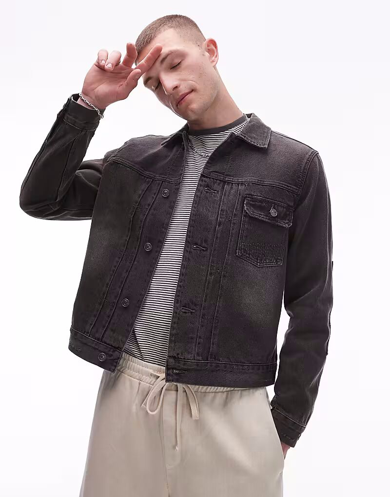 

Куртка Allsaints Jagger цвета стираный индиго