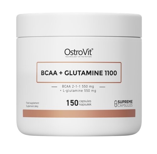 

OstroVit, BCAA + Глютамин 1100 мг, 150 капс.