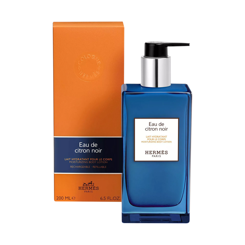 HERMES Черный лимон лосьон для тела увлажняющий и питающий 200ml — фото 3