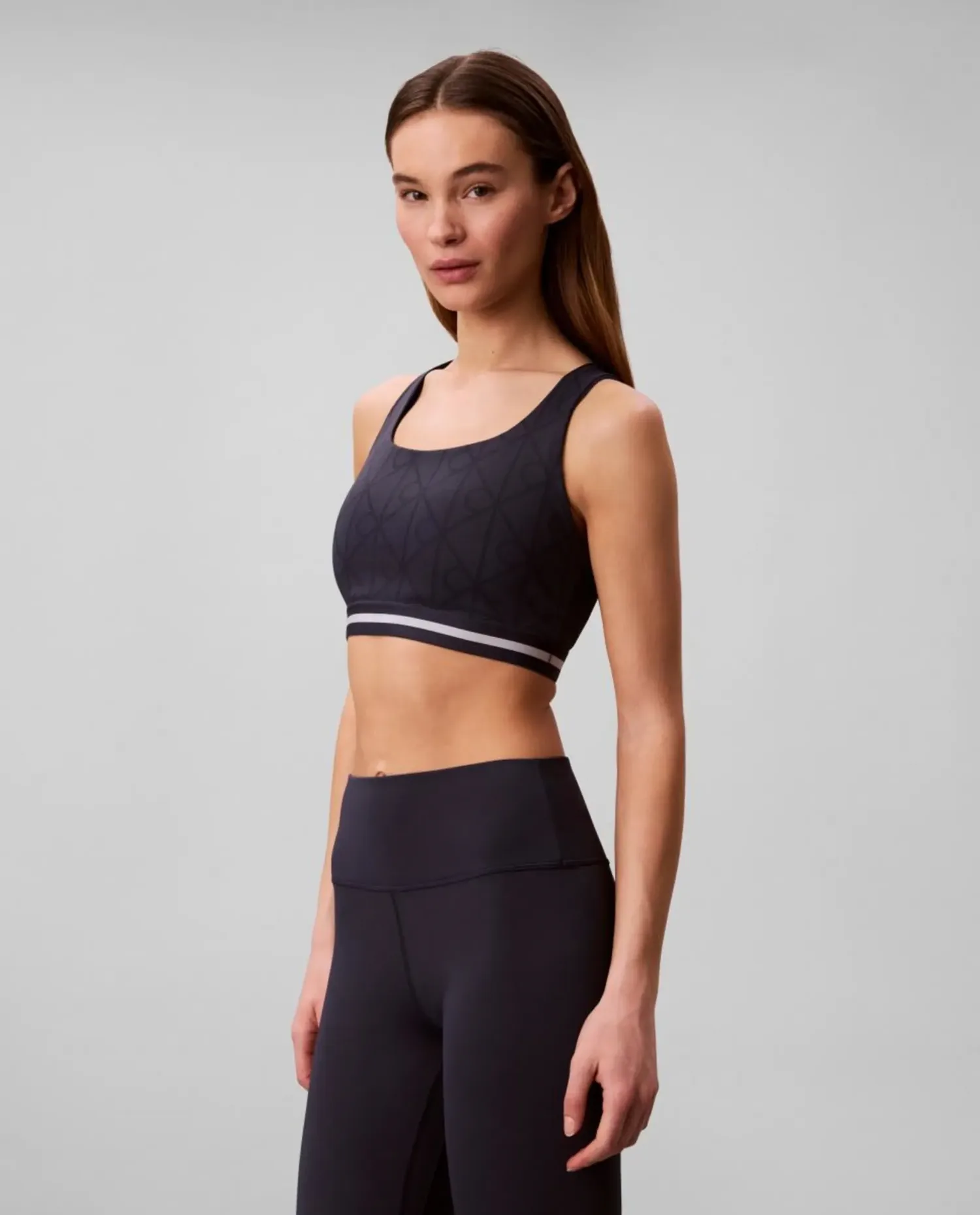 Спортивный бюстгальтер средней поддержки ICON SPORT Calvin Klein, синий — фото 4