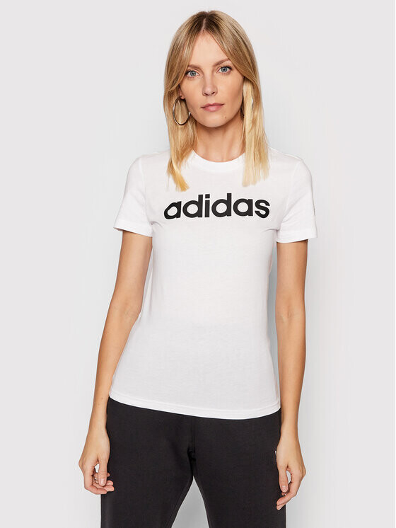 

Футболка узкого кроя Adidas, белый