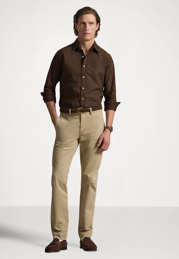 Спортивная рубашка с длинным рукавом Polo Ralph Lauren, Nutmeg Brown — фото 2