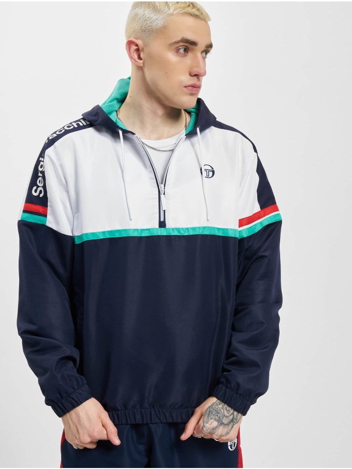 

Кардиган Sergio Tacchini в цвете темно-синий/белый/павлинье зеленое Sergio Tacchini