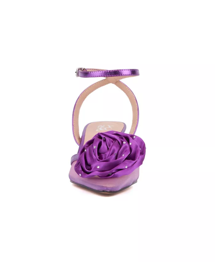 Женские туфли Violetta на низком каблуке New York & Company, фиолетовый — фото 4