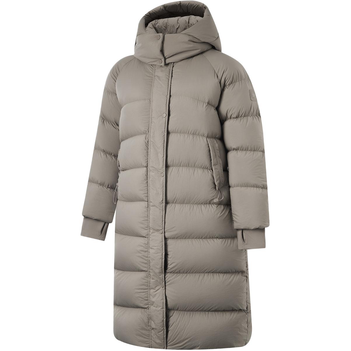 

LINING Женская пуховая куртка серии Fitness, Tree Gray Brown