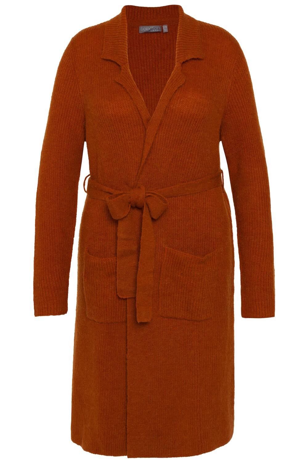 

Толстовка Ulla Popken Strickjacke, цвет ziegelbraun