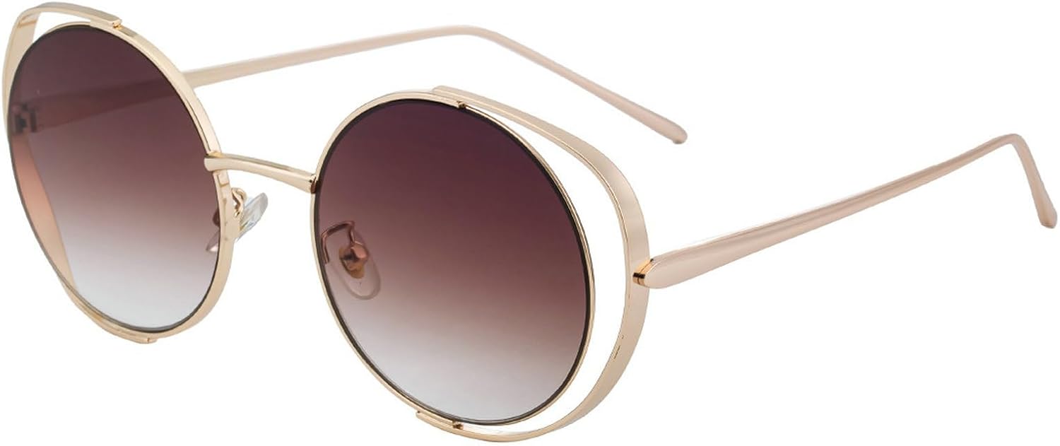 

Ретро круглые солнцезащитные очки для женщин и мужчин, металлическая оправа, модные солнцезащитные очки в стиле 90-х, стильные женские солнцезащитные очки, милые круглые солнцезащитные очки mincl, C5