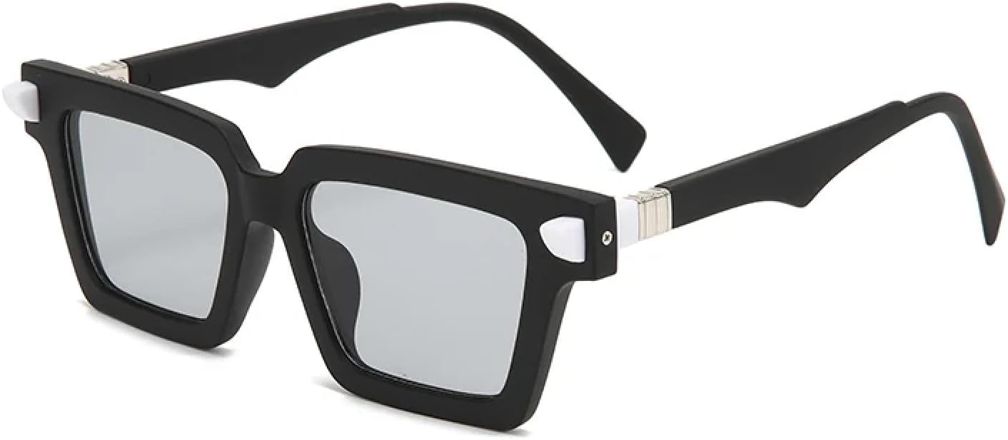 

Солнцезащитные очки в стиле ретро, ​​с пружинными дужками. Идеально подходят для прогулок, путешествий, создания модных образов и защиты от УФ-излучения TKKTLLT, Sand Black