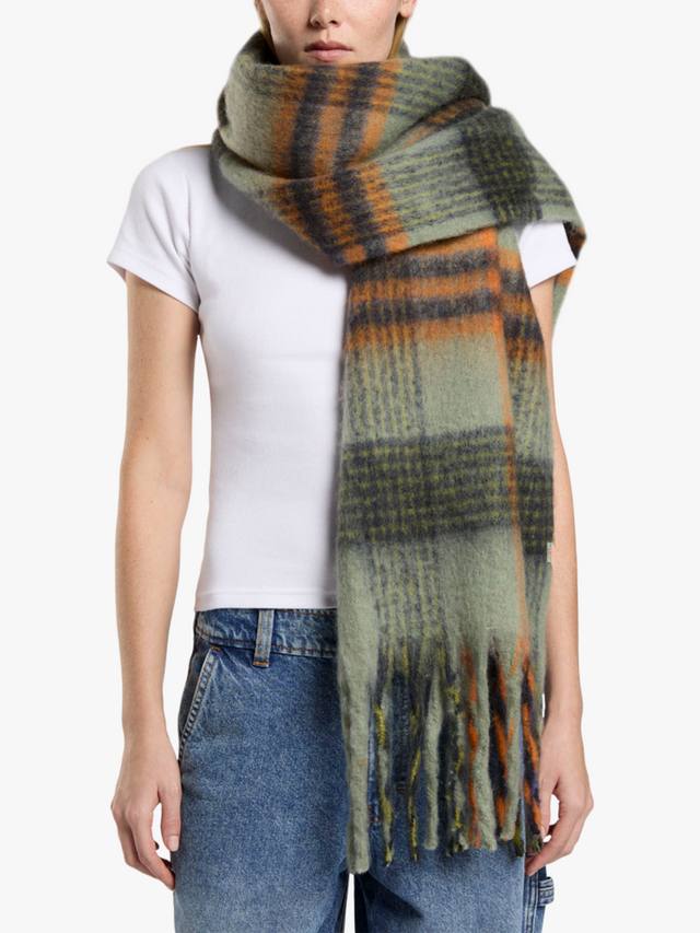 

Большой клетчатый шарф Dickies, Sea Spray