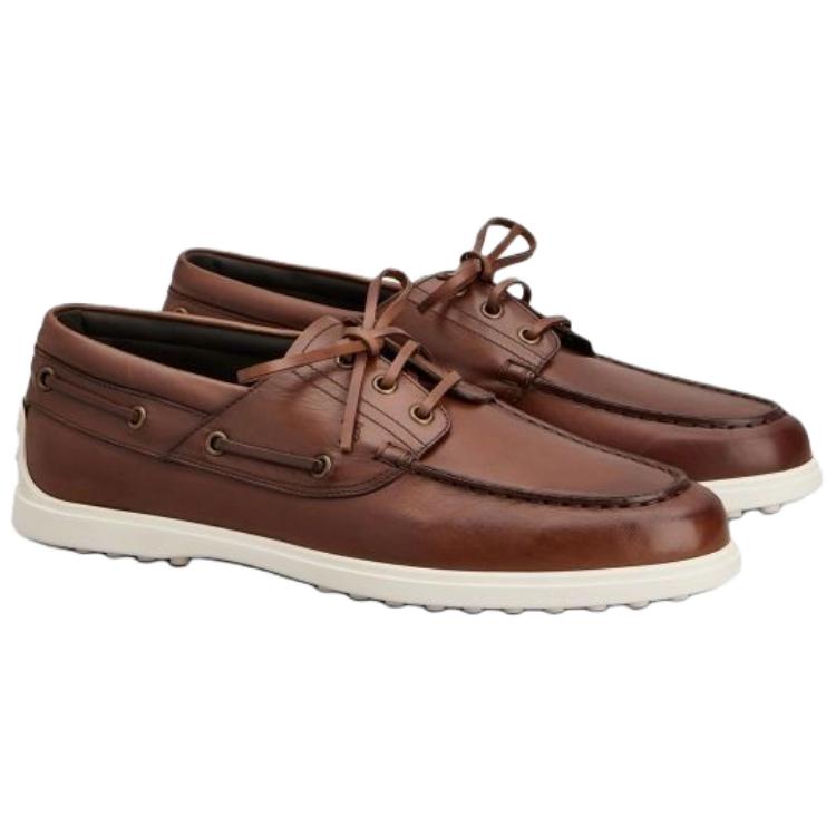TOD'S Гоммино лоферы мужские темно-коричневые — фото 4