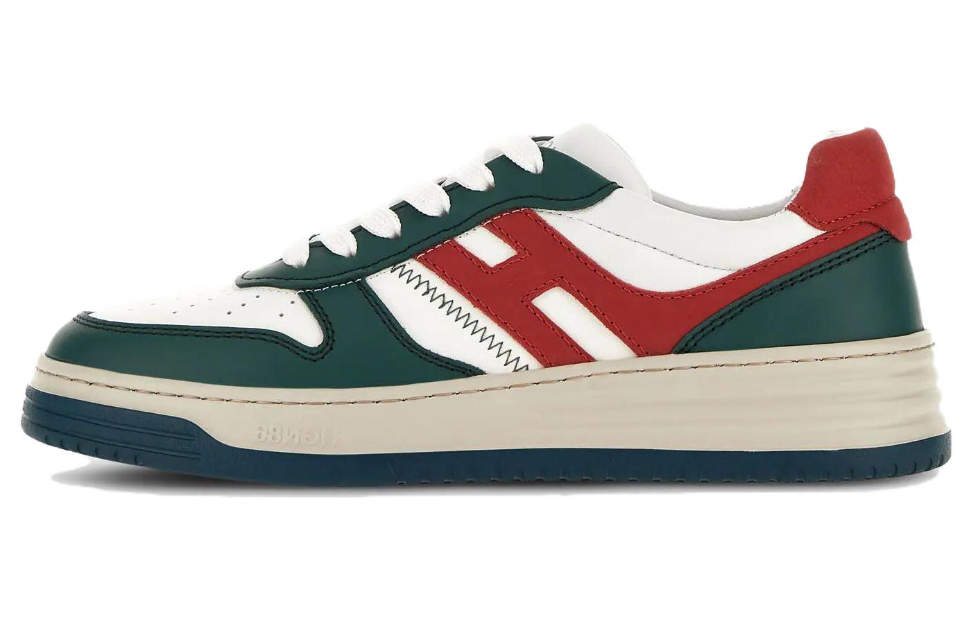 

Кроссовки H630 со вставками HOGAN, White Green Red