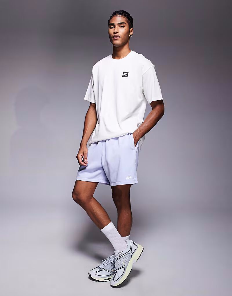 

Шорты Nike Club сиреневого цвета