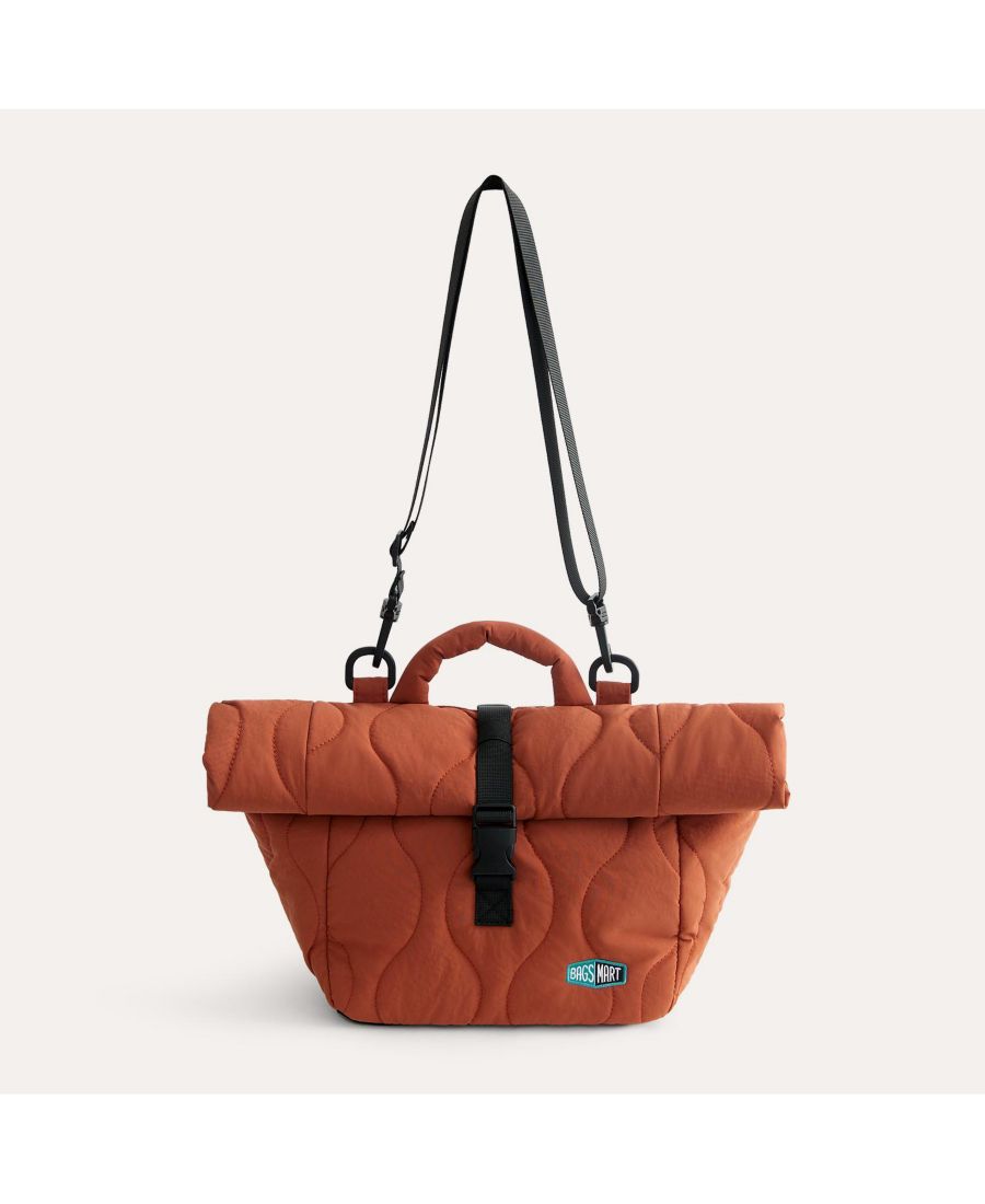 

Ланч-сумка Walker Roll Top с регулируемым плечевым ремнем, цвет мандариновый BAGSMART, Tangerine