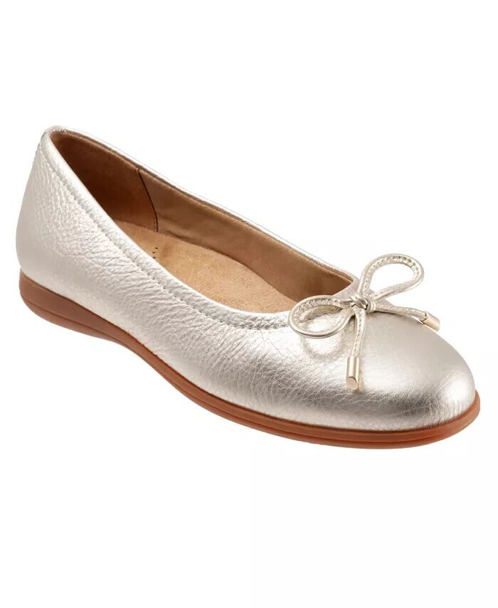 Женские туфли на плоской подошве Dellis Trotters, серебро