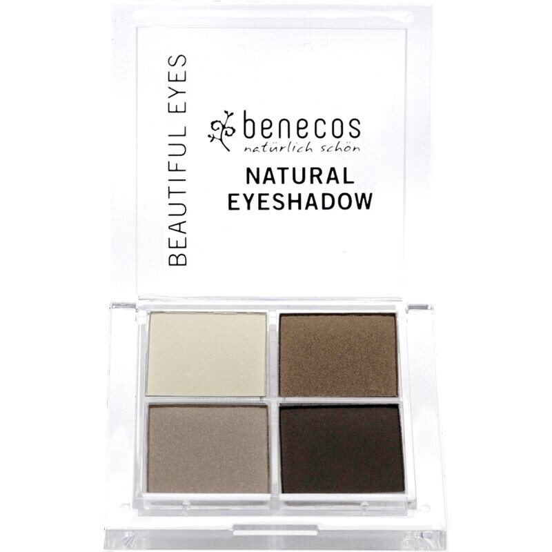 

Натуральные тени для век Quattro с кофе и сливками benecos, 4,8 g