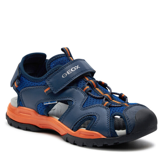 Сандалии Geox J Borealis Boy J450RC 014BU C0685 S Royal/Orange, синий — фото 2