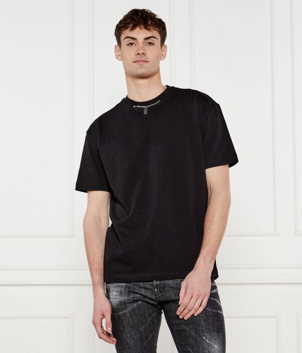 

Рубашка старика Oversize fit John Richmond, черный