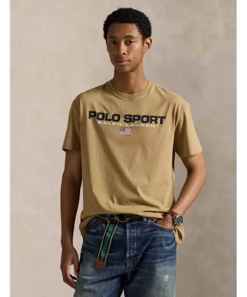 

Футболка Classic fit Polo Ralph Lauren, бежевый