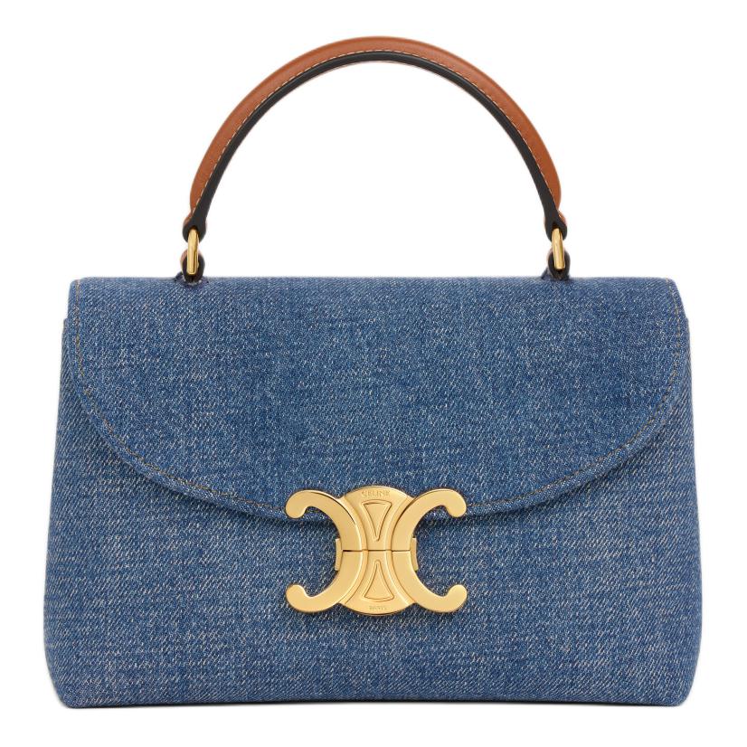 

CELINE Джинсовая сумка через плечо для женщин, синяя