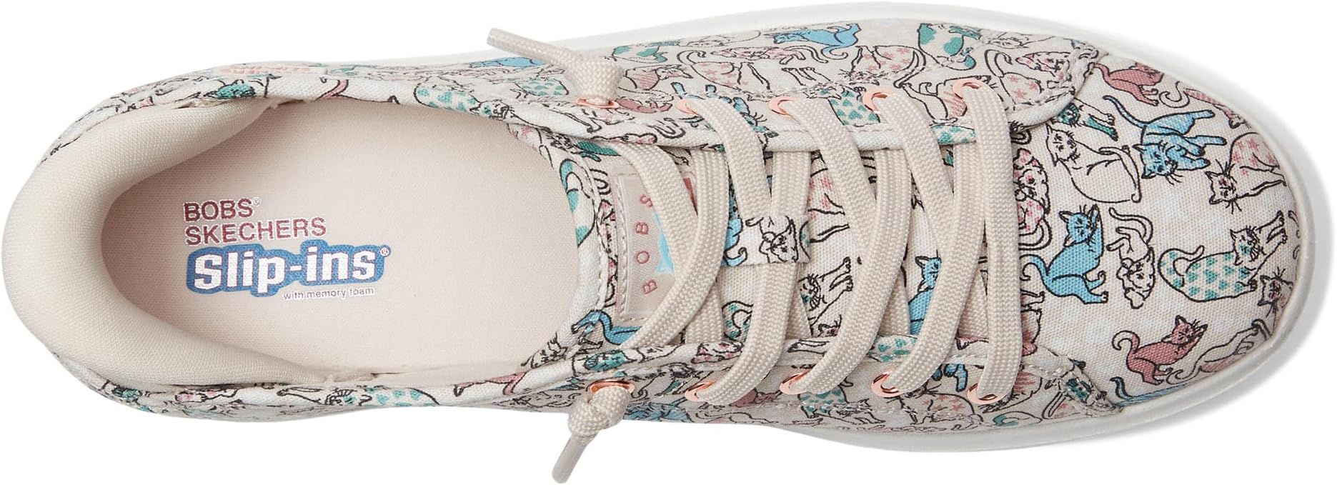 Кроссовки BOBS from SKECHERS Bobs D'Vine Hands Free Slip-ins, цвет Natural Multi — фото 2