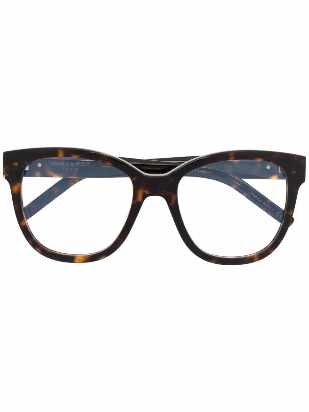 

Saint Laurent Eyewear очки в массивной оправе черепаховой расцветки, коричневый