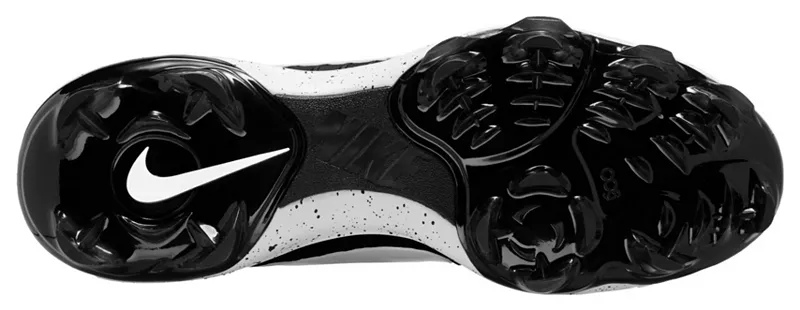 Мужские бейсбольные бутсы Nike Alpha Huarache NXT из ТПУ, белый/черный — фото 2