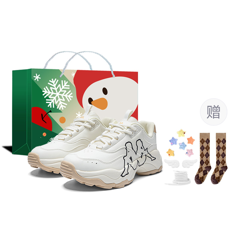 

Kappa Амортизирующие, противоскользящие, износостойкие, удлиняющие высоту, низкие, массивные кроссовки, унисекс, белый