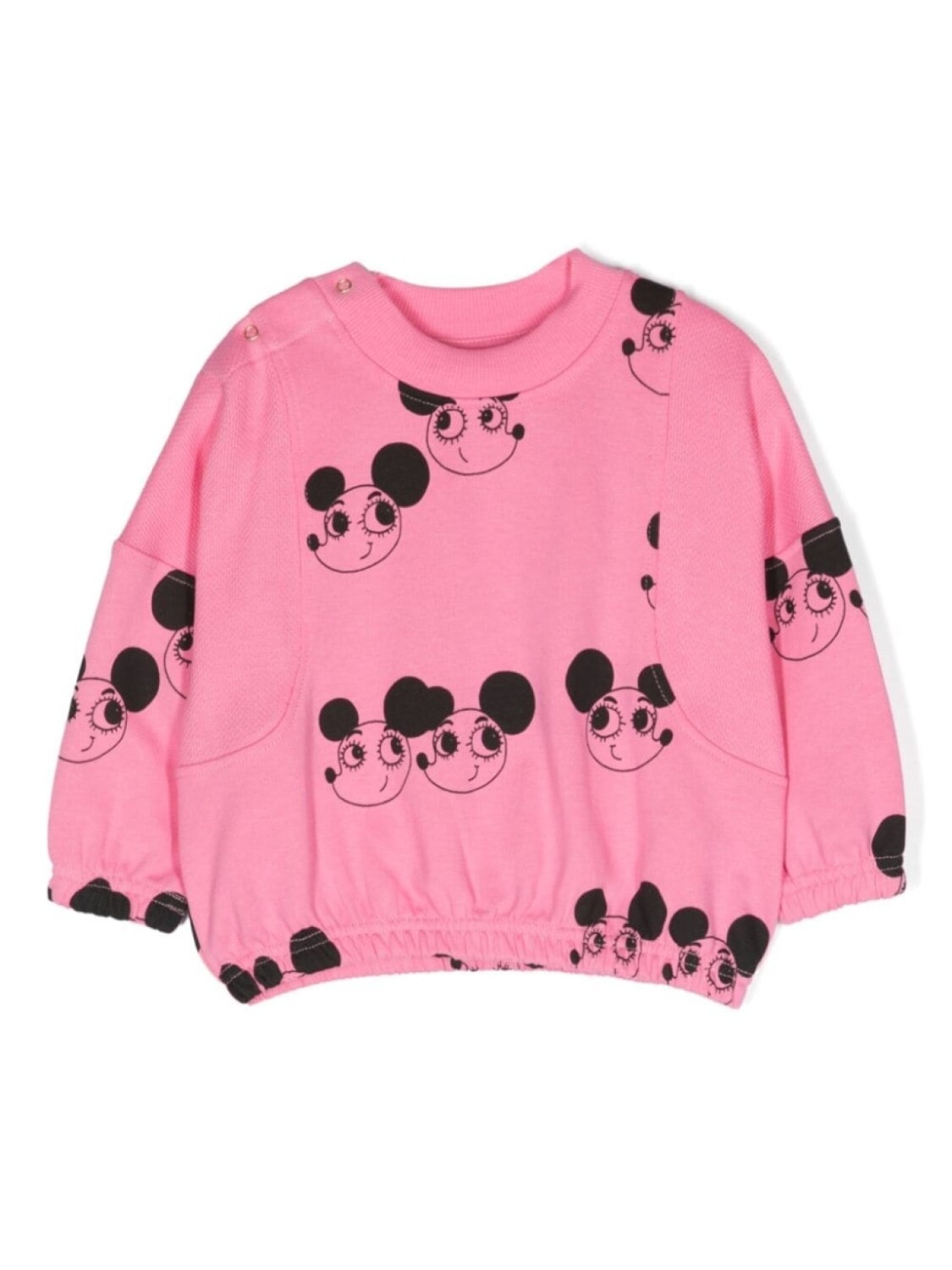 

Mini Rodini толстовка Ritzratz из органического хлопка, розовый