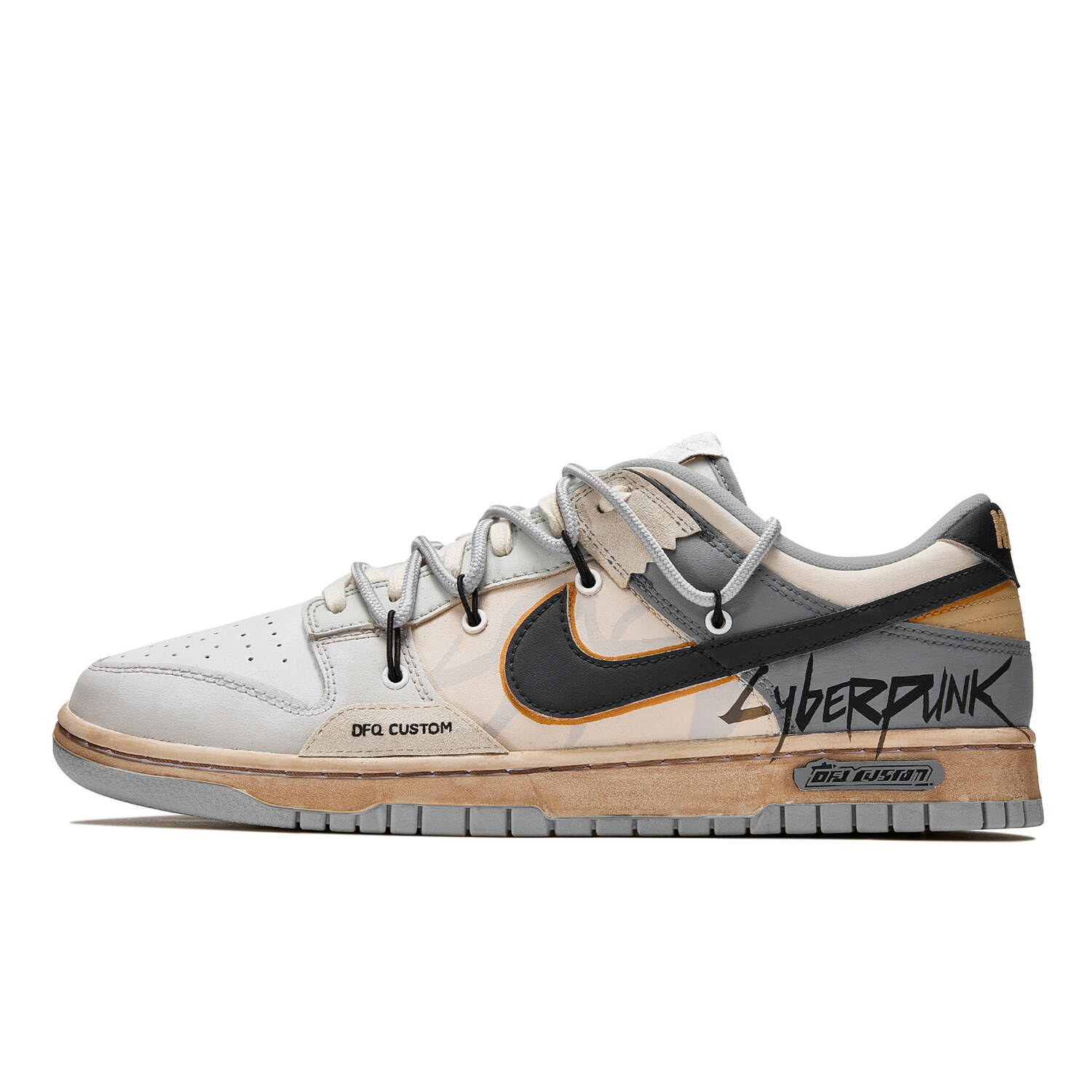 

Кроссовки Nike Dunk Skateboarding Shoes Men Low-top Gray/Brown, коричневый
