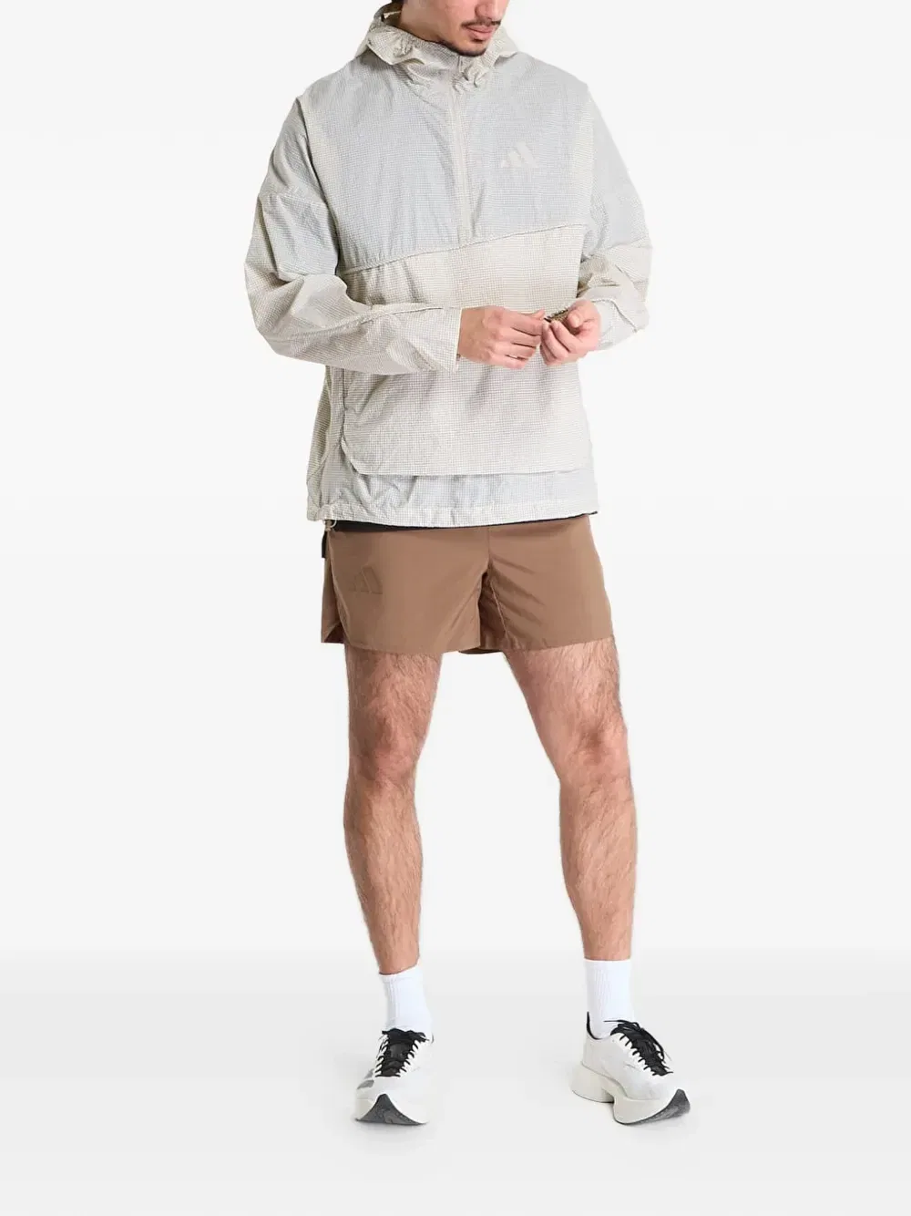 Куртка-анорак Terrex Xploric Clima365 от ветра Adidas, бежевый — фото 2