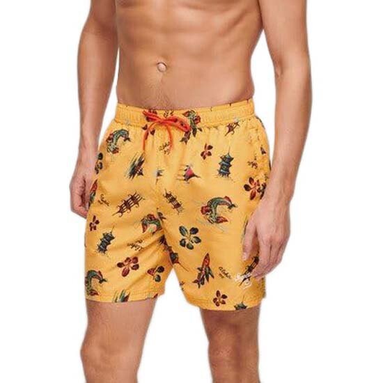 

Шорты для плавания Superdry Hawaiian Print 17´´ Swimming Shorts, желтый