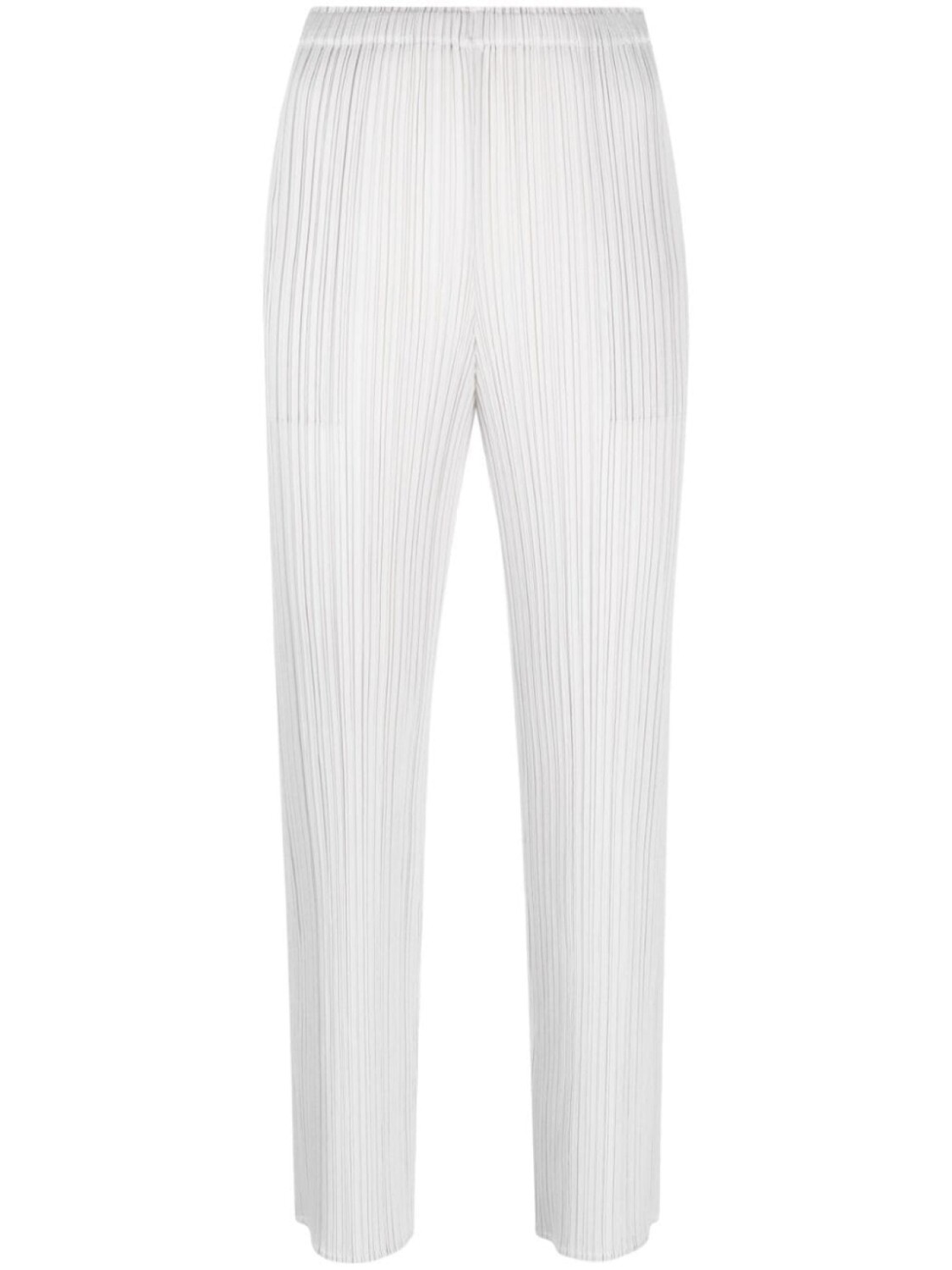 

Укороченные зауженные брюки с плиссировкой Pleats Please Issey Miyake, серый