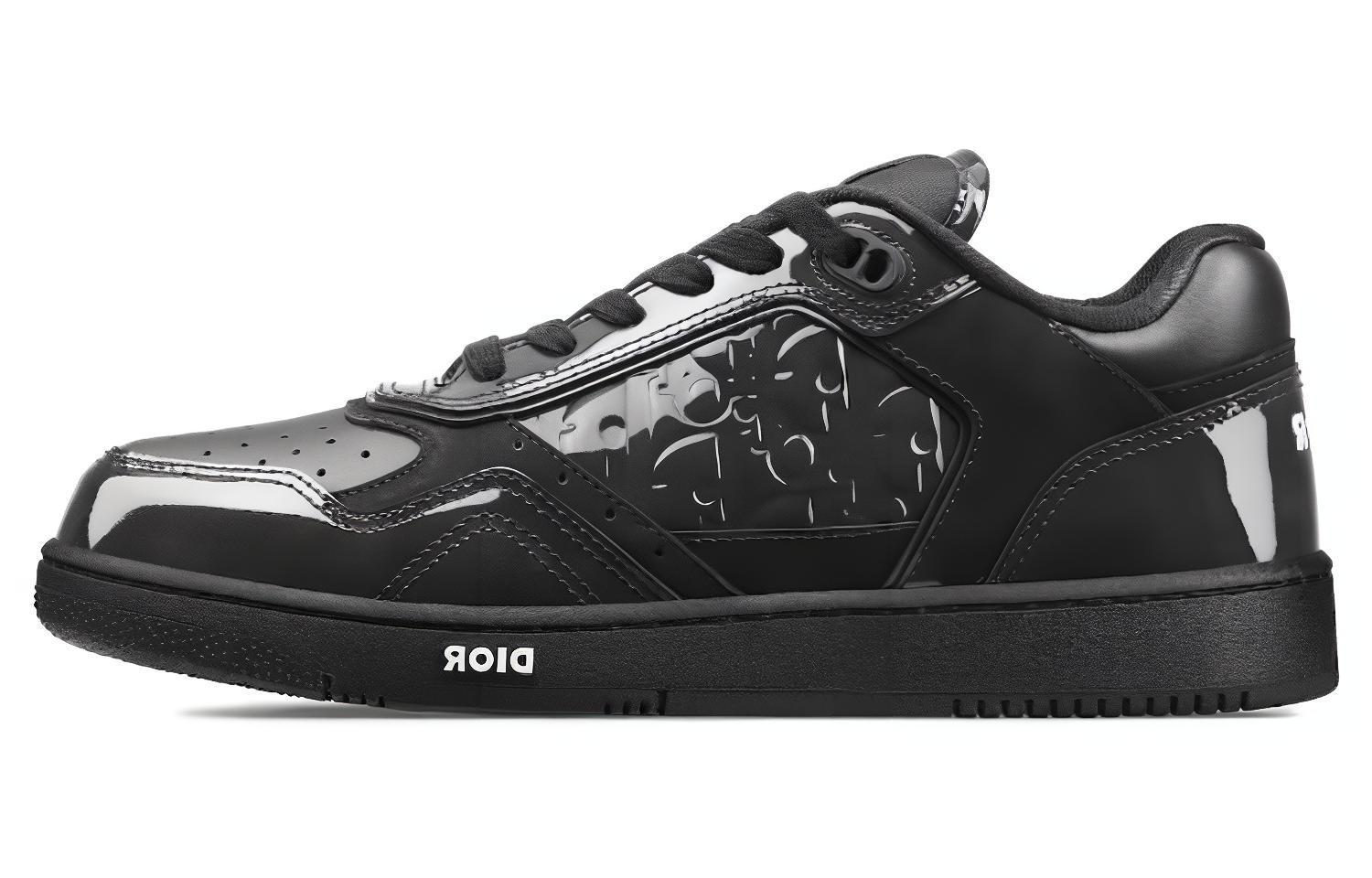 

DIOR Кроссовки B27 Low Black Patent Oblique Gravity Embossed