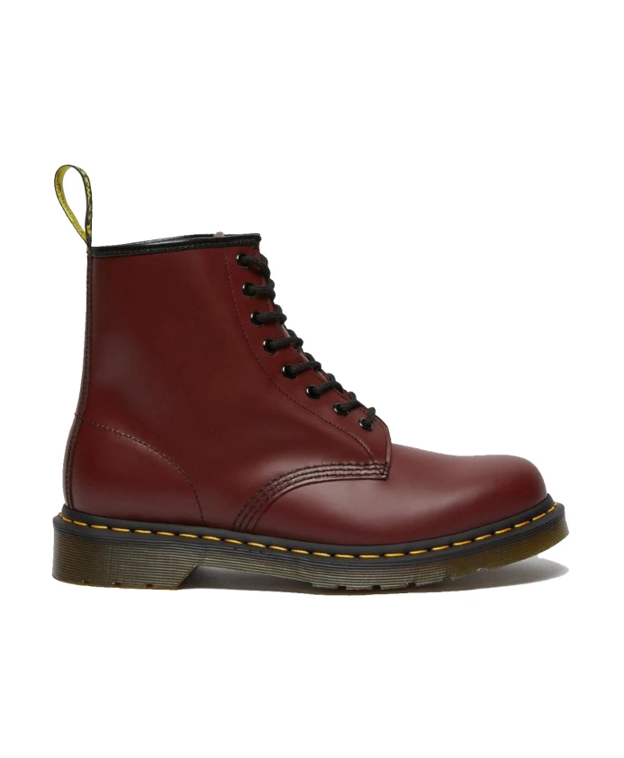 

Классические ботинки из гладкой кожи Dr. Martens, красный