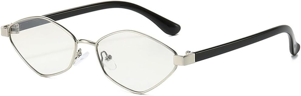 

Металлические многоугольные солнцезащитные очки для женщин, модные очки для активного отдыха, мужские ретро-очки, стильные роскошные солнцезащитные очки TKKTLLT, Black Silver