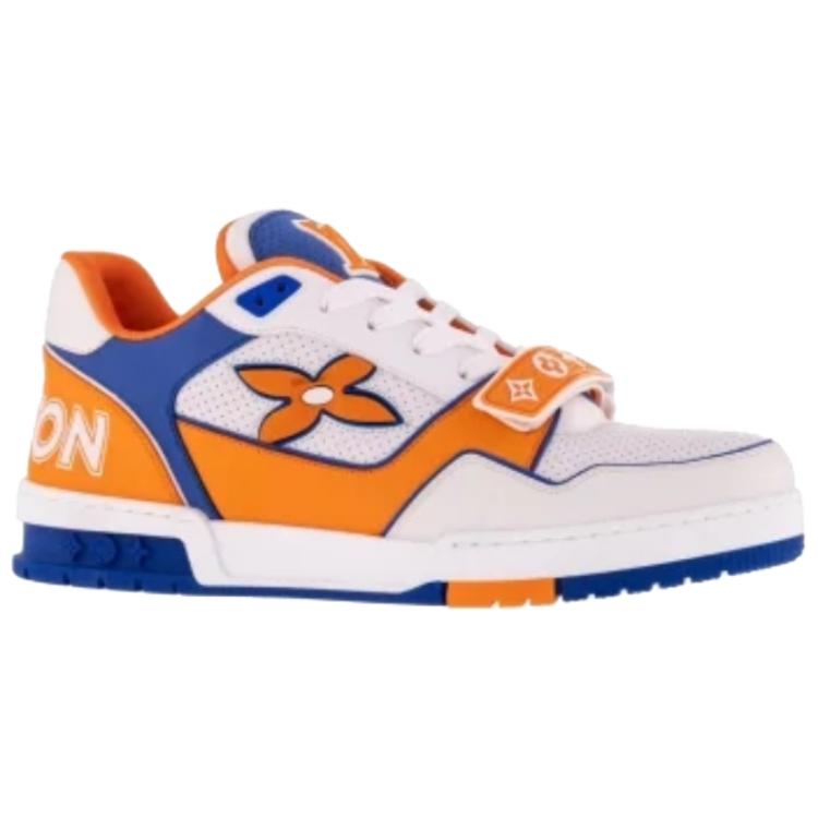 Тренировочные кроссовки low top для скейтбординга мужские orange LOUIS VUITTON — фото 4