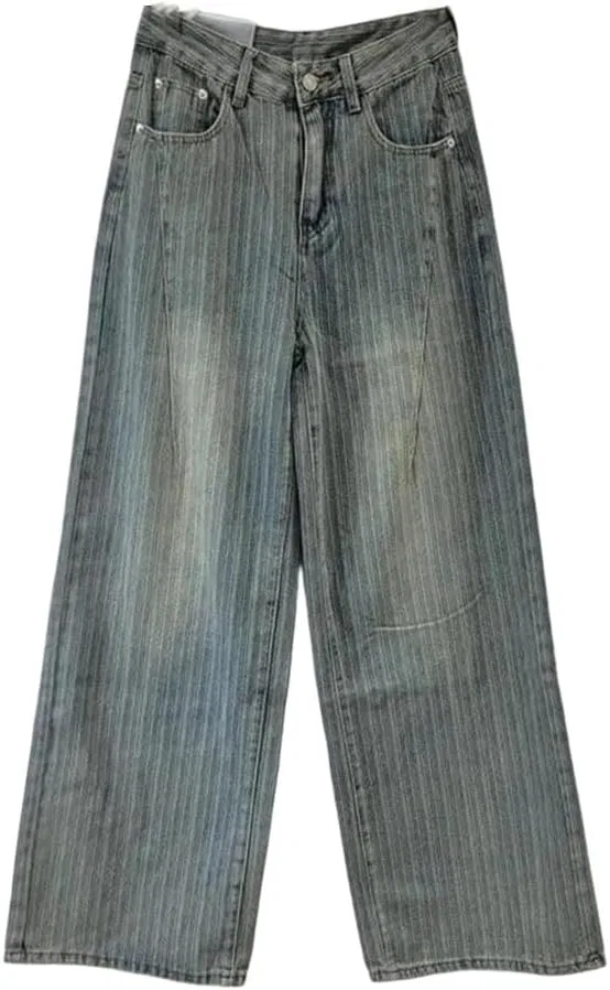 Джинсы женские широкие, 9