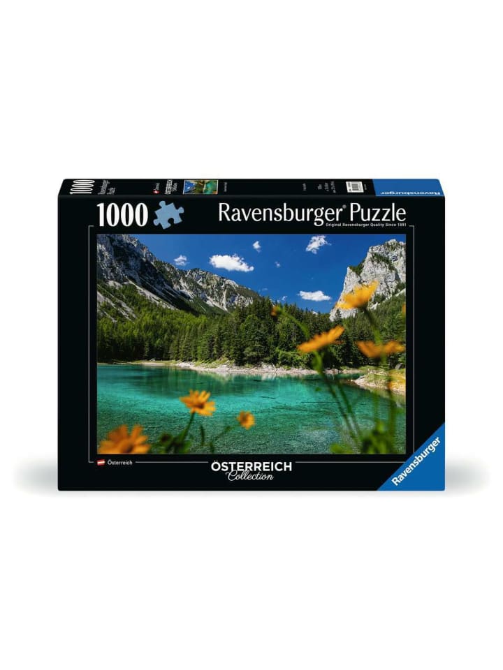 

Пазл Ravensburger из 1000 деталей: Зеленое озеро близ Трагесса (разноцветный)