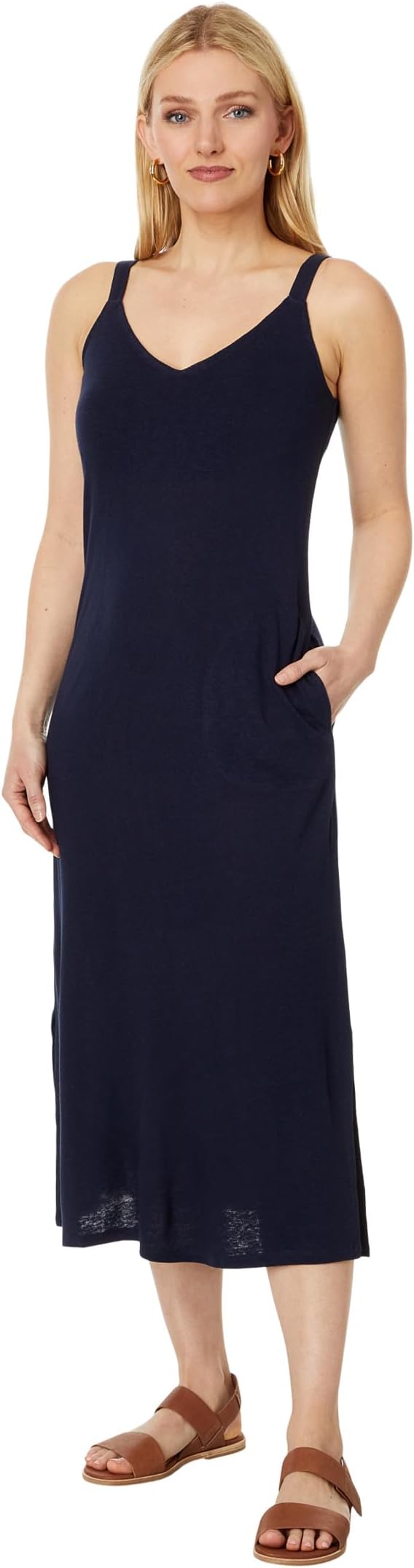 

Платье NIC+ZOE V-Neck Tank Dress, цвет Dark Indigo