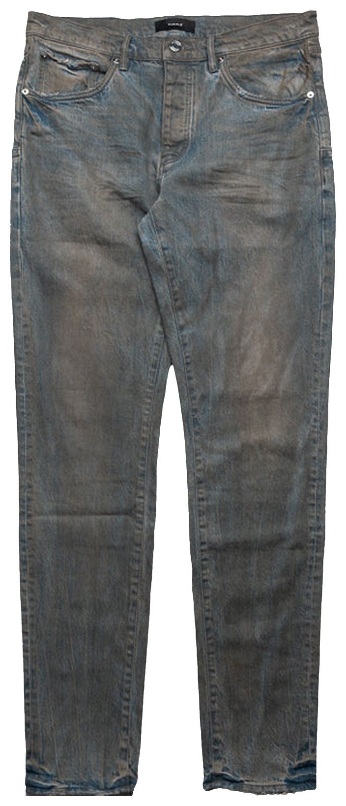 

Джинсы PURPLE BRAND с низкой посадкой и зауженными штанинами Monterrico Mud Jean