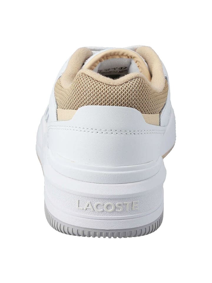 Низкие кроссовки Lacoste Lineshot, цвет white/light brown — фото 2
