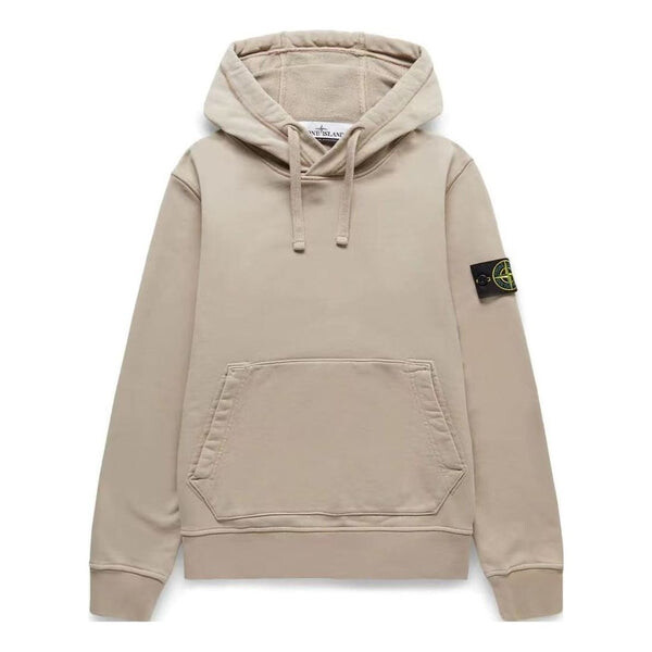 

Толстовка drawstring hoodie 'dove grey' Stone Island, серый