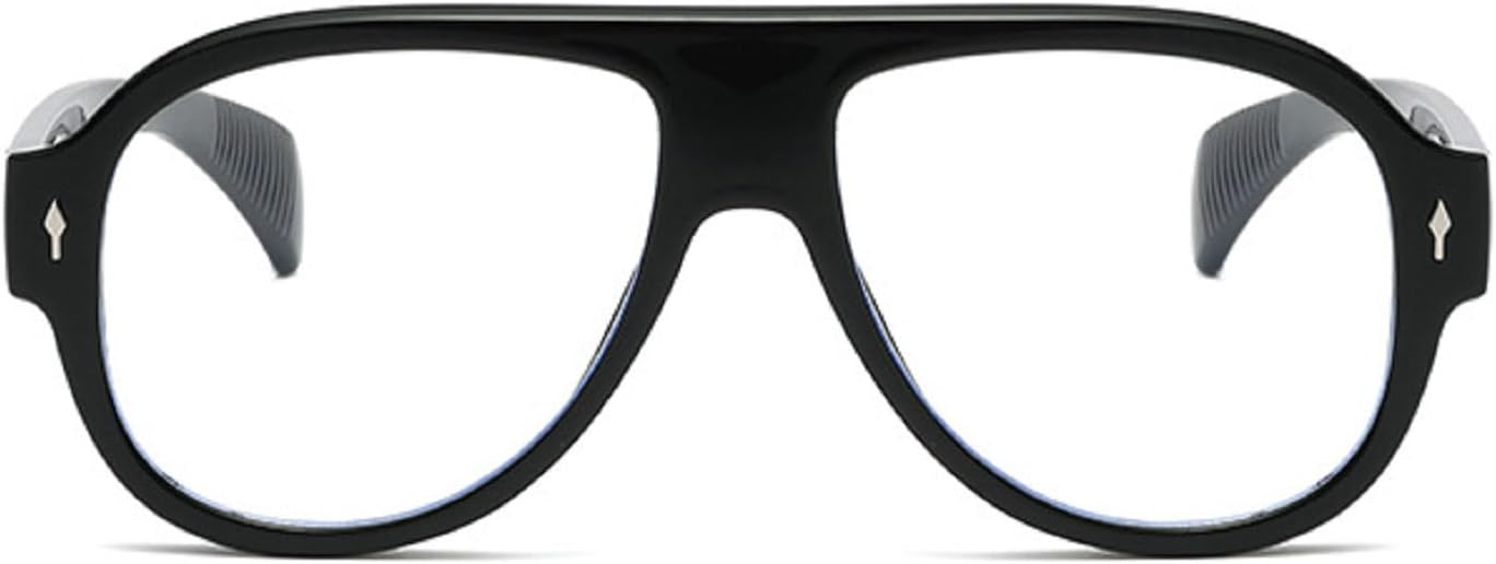 

Популярные модные солнцезащитные очки-пилот для женщин, в стиле ретро, ​​для мужчин, панк, градиентные, с защитой от УФ-излучения UV400, большие солнцезащитные очки 8821 Melrose, Black Clear