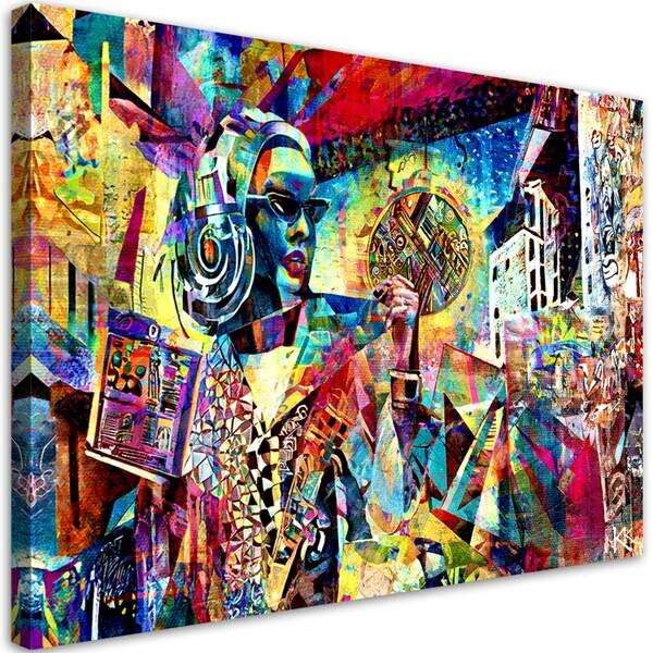 

Картина арт-принт KUNSTLOFT Urban Awakening in Color 4, сиреневый