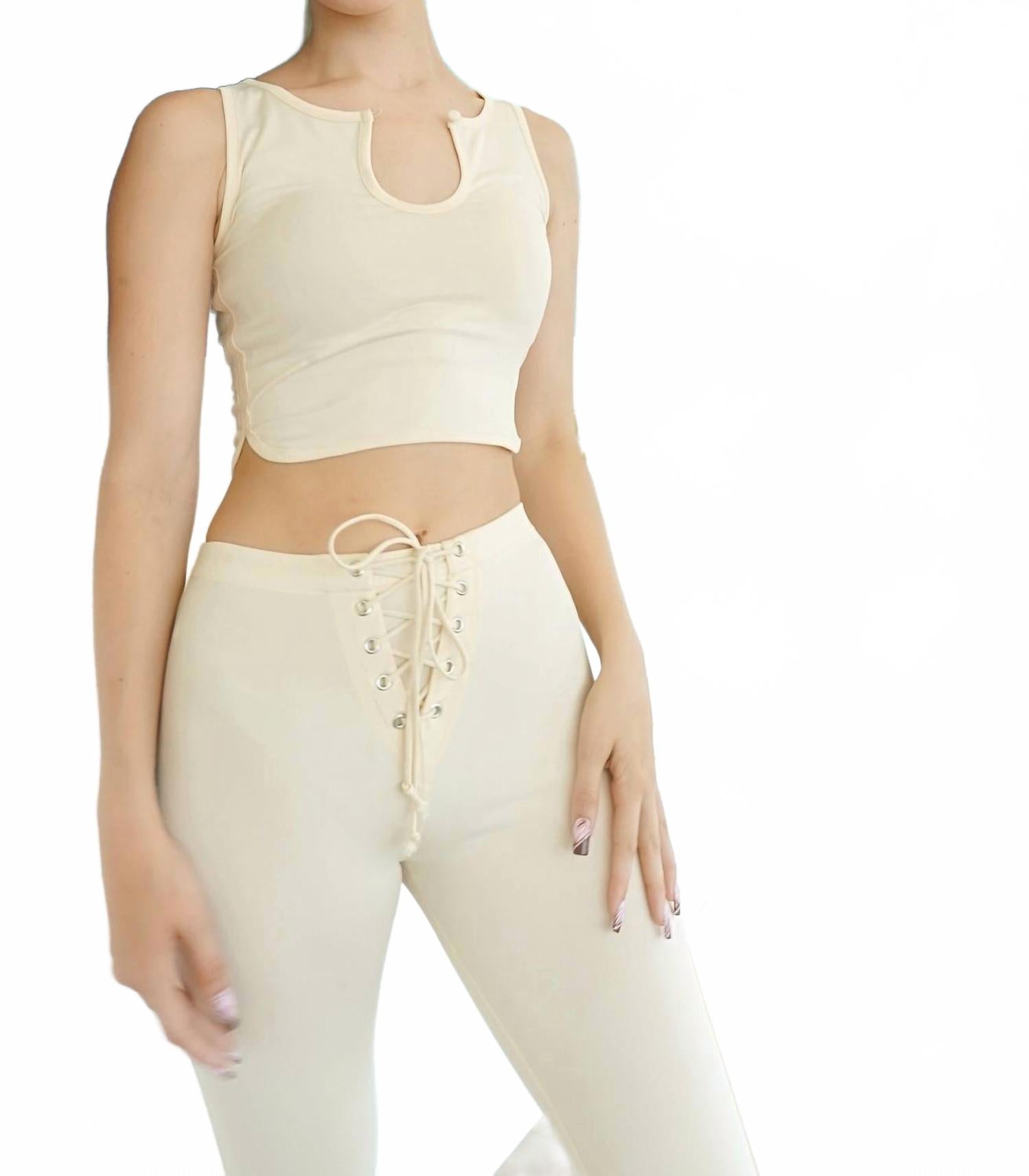 

Серита кроп-топ в цвете масло Koy & Victoria, Butter