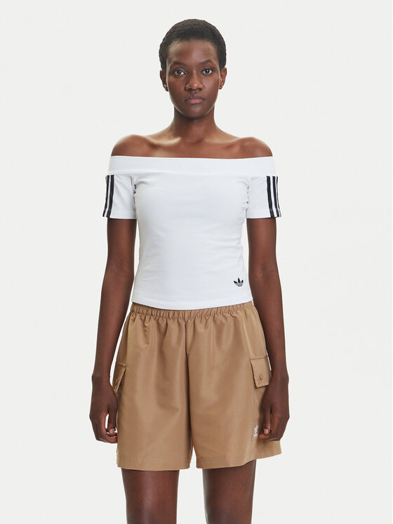 

Облегающая блузка adicolor Bandeau JV9741 Adidas, белый
